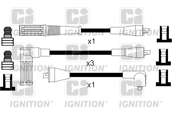QUINTON HAZELL Комплект проводов зажигания XC582